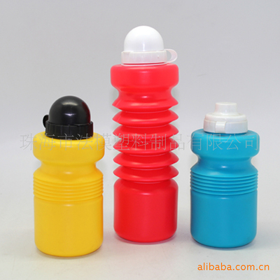【促销礼品水壶 户外运动水壶 伸缩塑料水壶 儿童水壶】价格,厂家,图片,运动水壶、折叠水袋,珠海市法模塑料制品-